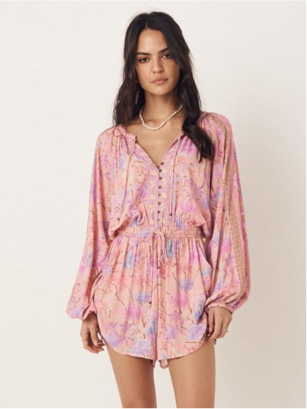 Spell & The Gypsy Collective Butterfly Romper Musk Size XS or Small Pink